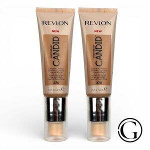 2 PACK Revlon PhotoReady Candid Foundation - 270 Medium Beige